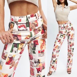 Reformation comic jeans